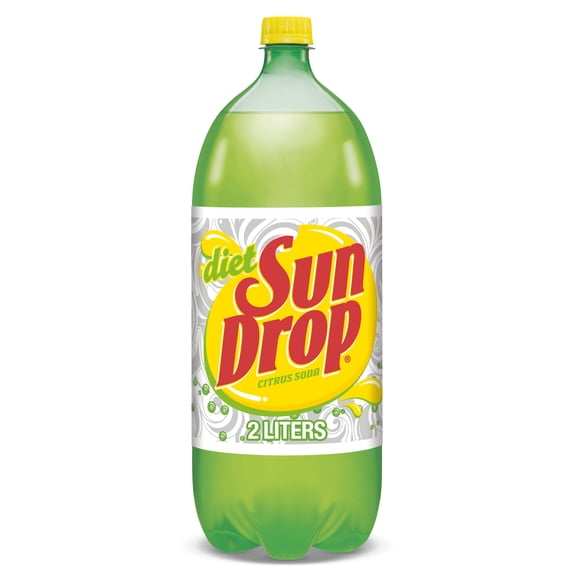 Diet Sun Drop Citrus Soda Pop, 2 L, Bottle