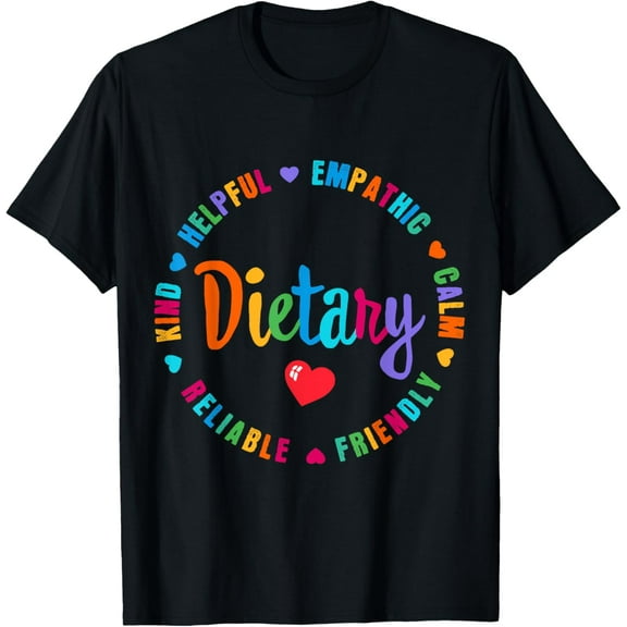 Dietary Appreciation Week healthcare workers Women Dietitian T-Shirt mens t shirt，black，women，funny，misfits，men，journey