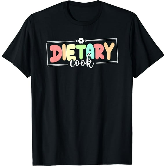 Dietary Cook Retro Groovy Appreciation Week Healthcare T-Shirt