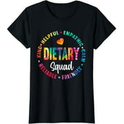 Dietary Squad Tie Dye Healthcare Worker Dietitian Squad T-Shirt