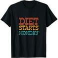 thumbnail image 1 of Dieting Lovers ApparelDiet Starts Monday T-Shirt, 1 of 4