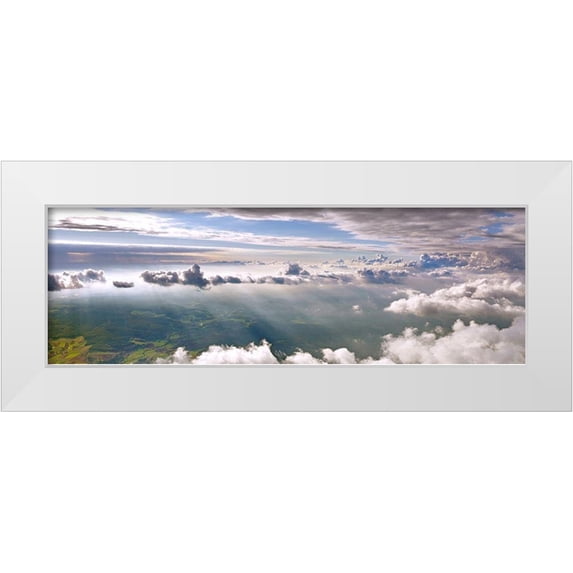 Dietz, Hajo 14x7 White Modern Wood Framed Museum Art Print Titled - Lichtflut