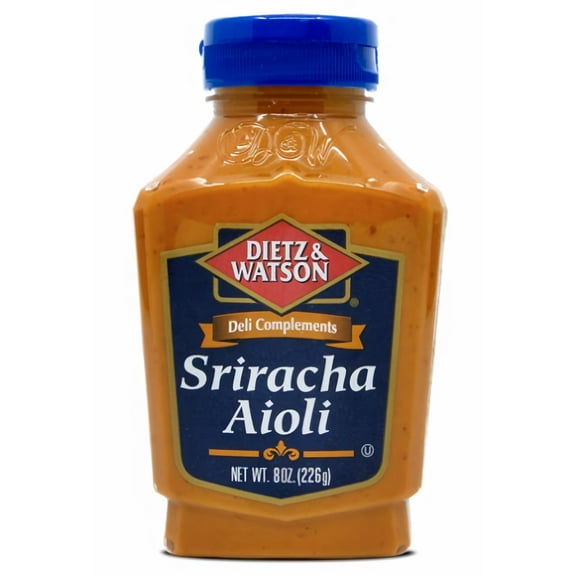 Dietz & Watson Deli Complements Sriracha Aioli Sauce 8 oz (Pack of 32)