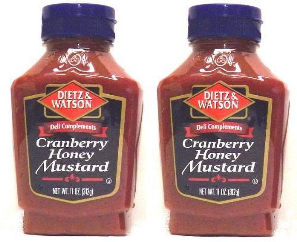 Dietz & Watson, Deli Compliments, Cranberry Honey Mustard, 11oz Bottle