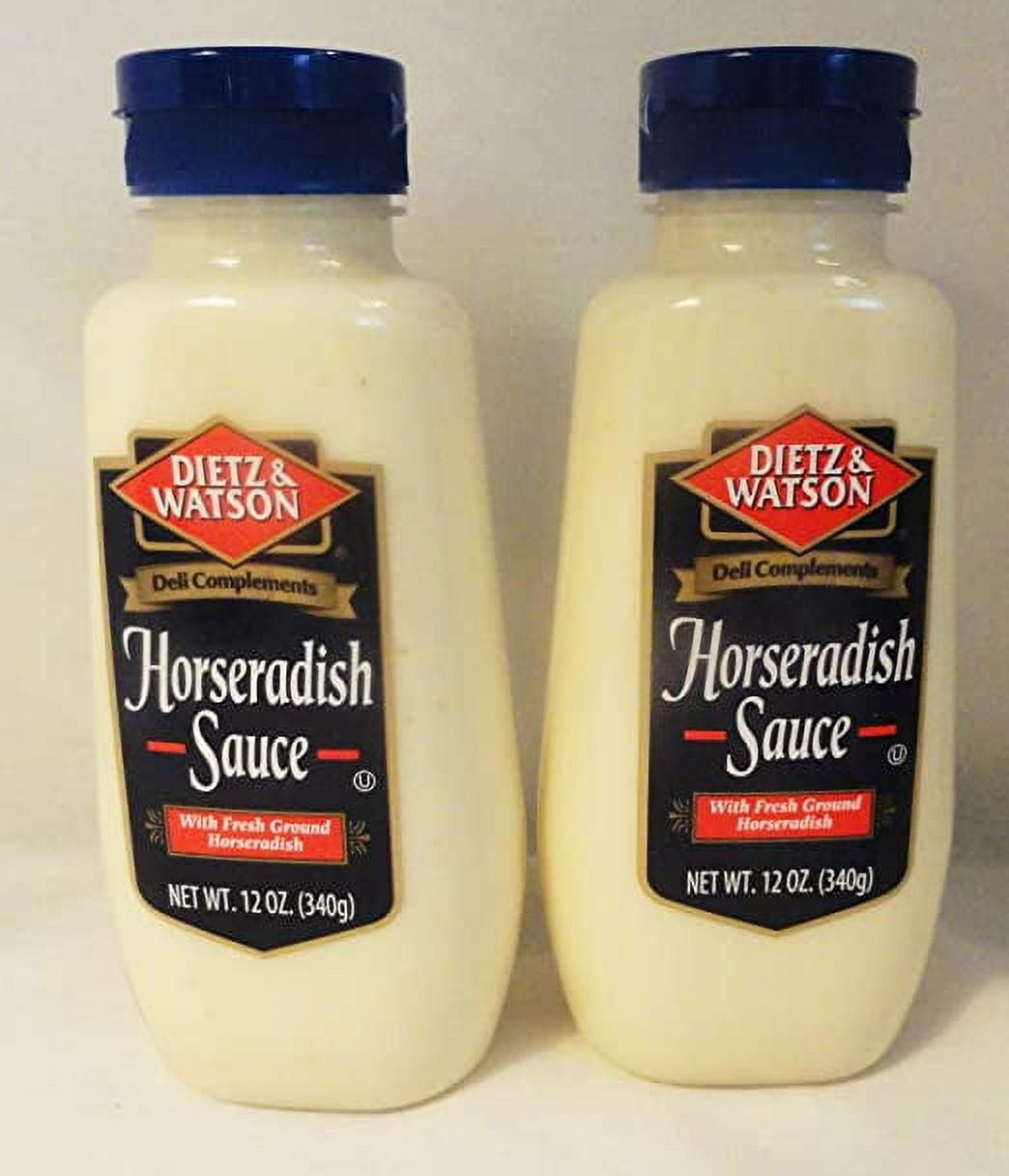 Dietz & Watson Horseradish Sauce 12 oz 2 bottles Pack of 12