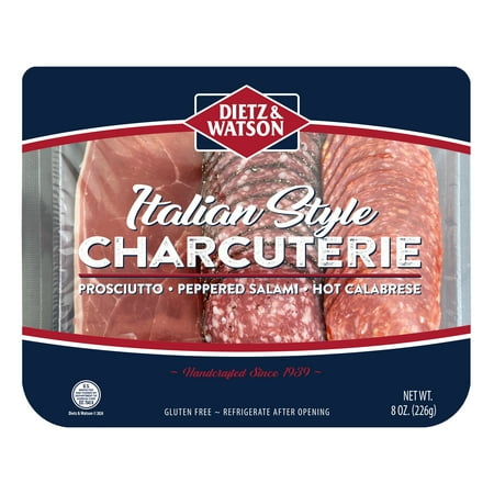 Dietz & Watson Italian Charcuterie Pack, Pre-sliced, 8 oz Plastic Resealable Package
