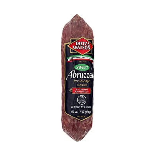 Dietz & Watson Premium Sweet Abruzzese Dry Sausage Chub