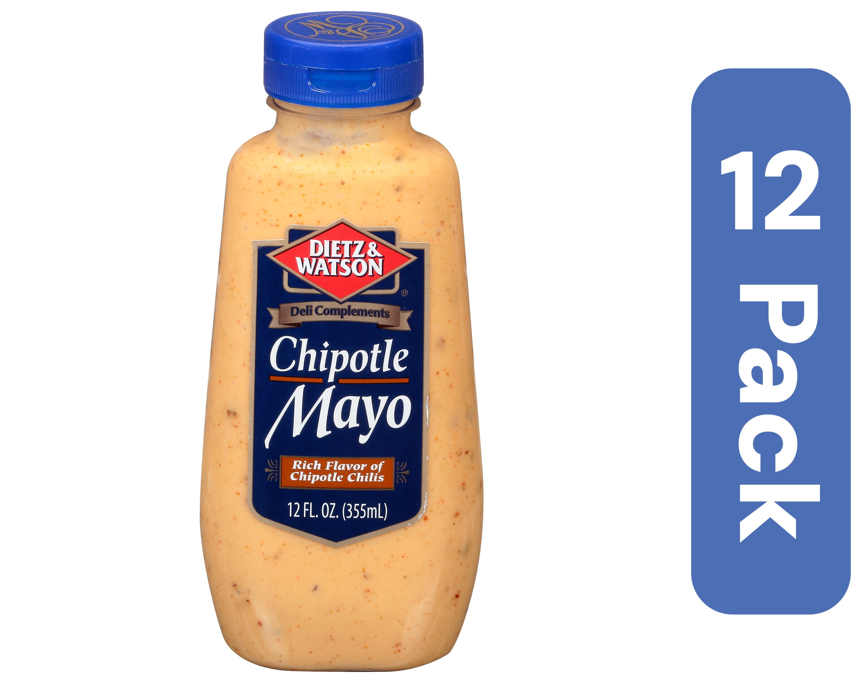 Dietz & Watson Smoky Chipotle Mayonnaise 12 oz (Pack Of 12)