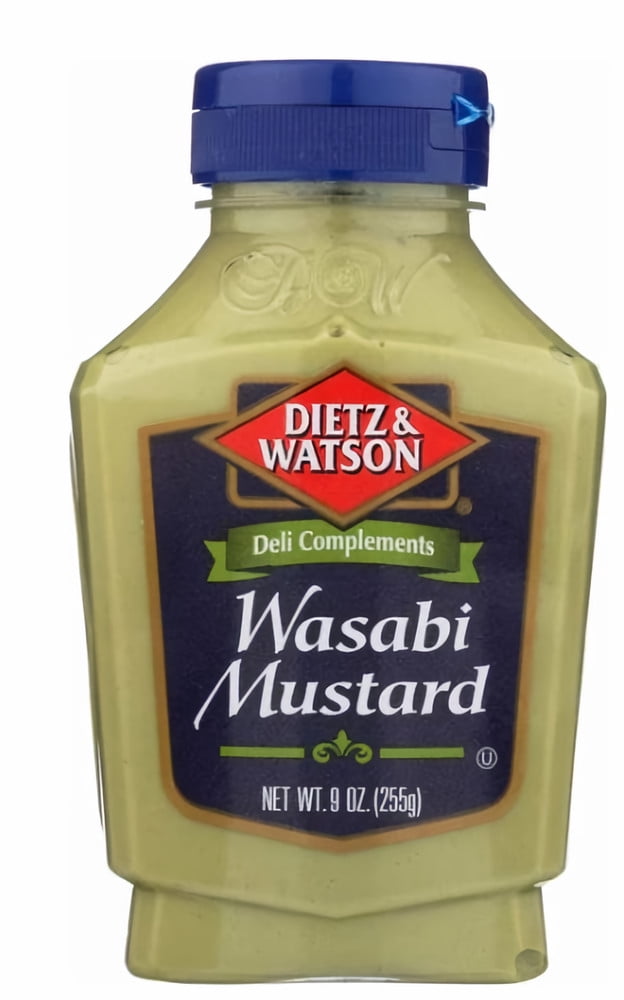 Dietz \u0026 Watson Wasabi Mustard 9 Oz. (Pack of 4)