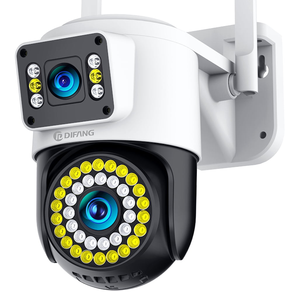 Difang Dual Len PTZ Outdoor Wifi Camera,Auto Tracking,Two Way Audio ...