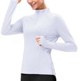 Difdany Women's UPF 50+ Sun Shirts 1/4 Zip Long Sleeve Tennis Wear