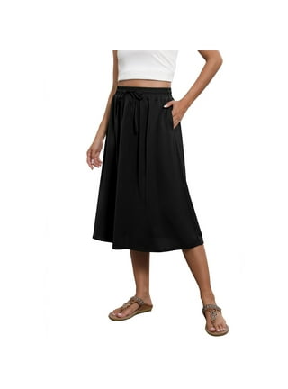 Elastic waist skirts walmart discount