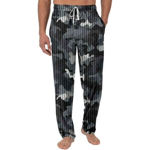 Difdany Men's Lightweight Lounge Pants Soft Pajama Bottoms with Pockets Men's Pajama Bottoms
