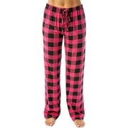 Difdany Plaid Pajama Pants Women Lightweight Comfy Drawstring Sleep Bottoms Cute Ultra-Soft Lounge Pants Christmas Pajamas Black L