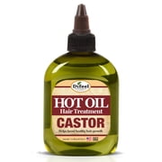 Difeel Castor Hot Oil Treatment, Strengthening Pro-Growth Hair Oil for Thicker Hair, 7.1 oz.
