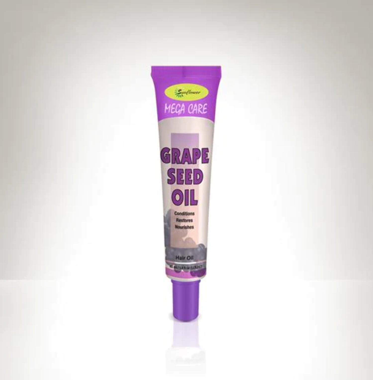 Difeel Mega Care Hair Oil Grape Seed 1.5 oz