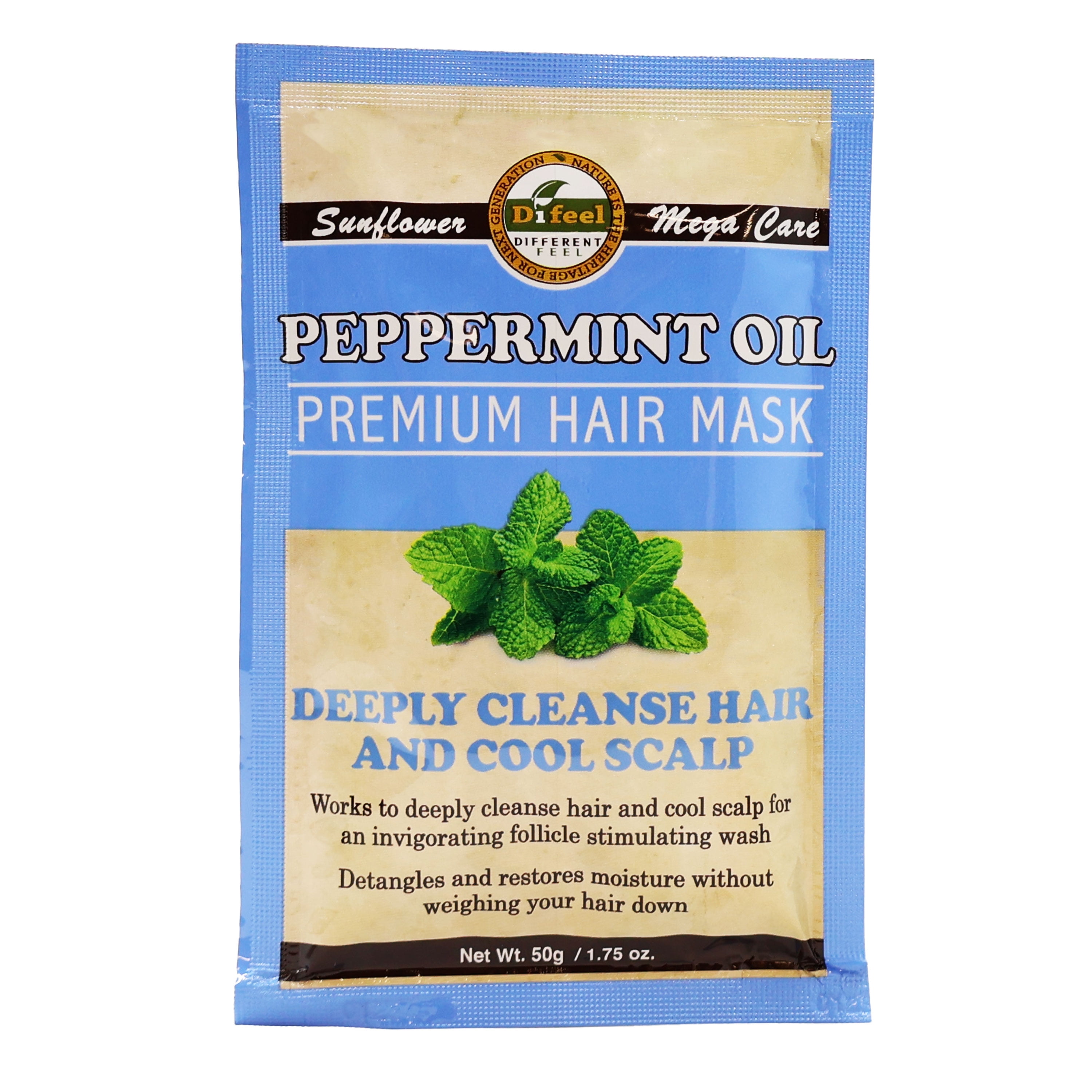 Difeel Premium Deep Conditioning Hair Mask Peppermint Oil 1.75 Oz