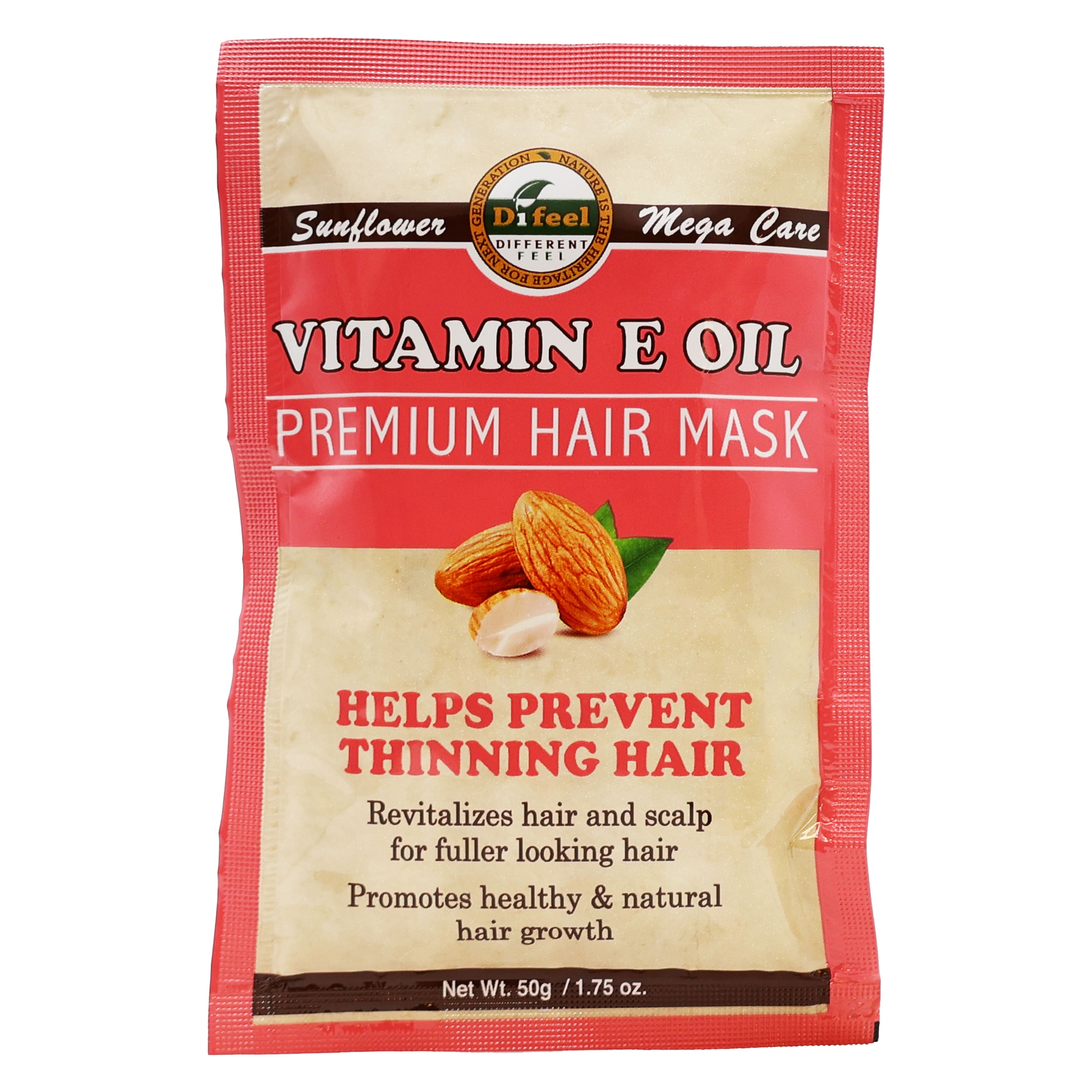 Difeel Premium Hair Mask Vitamin E Oil, 1.75 Oz.