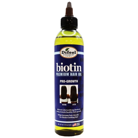 Difeel Premium Hair Oil Biotin Pro-Growth,  8 Oz.
