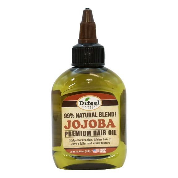 Difeel Premium Hair Oil Jojoba, 2.5 Oz.