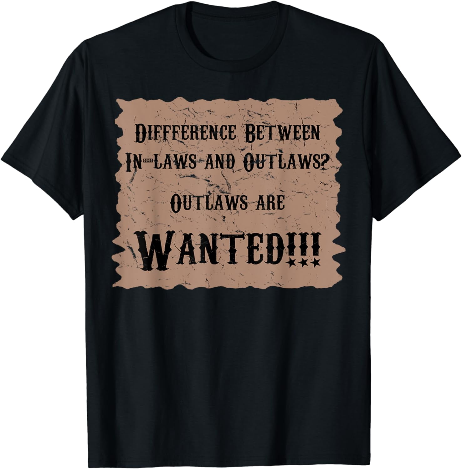 Difference Between Inlaws and Outlaws TShirt