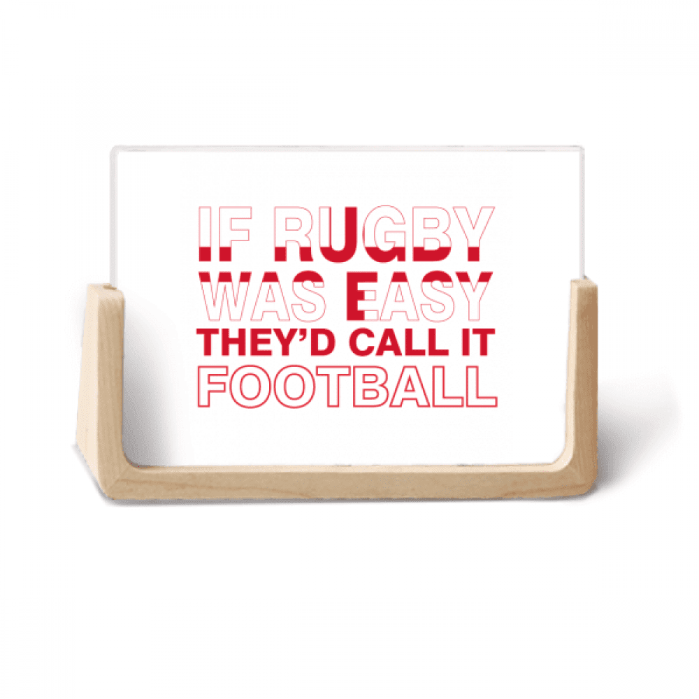 Difference Football Rugby Photo Wooden Photo Frame Tabletop Display ...