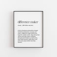Difference Maker Print, Uplifting Definition Art, Motivational Wall ...