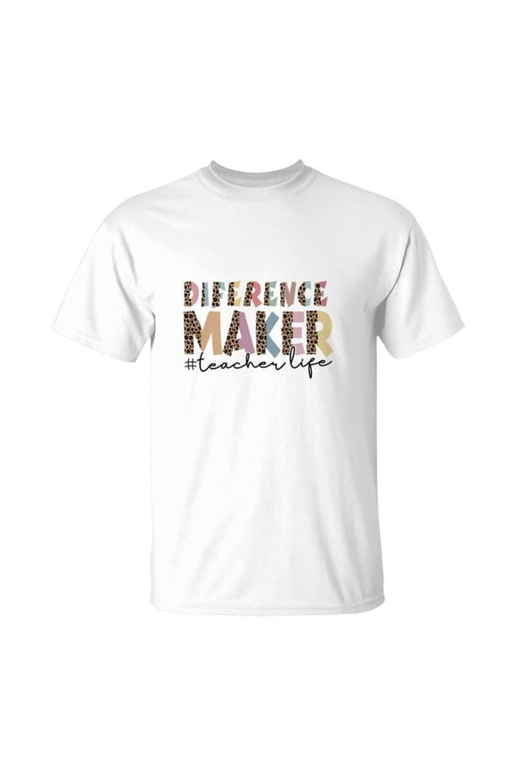 Difference Maker Teacher Life Custom For Teacher TShirt