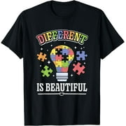 Different ASD ADHD Neurodiversity Autism Awareness T-Shirt