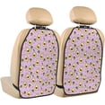 thumbnail image 1 of Different Avocados Mats Back Seat Protectors, Car Seat Protector Vehicle Organizers Waterproof Cover Back Seat Cover for Kids with 3 Storage Pockets 2 Pack, 1 of 5