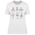 thumbnail image 1 of Different Ballet Dancers T-Shirt Women -Image by Shutterstock, Female XX-Large, 1 of 2