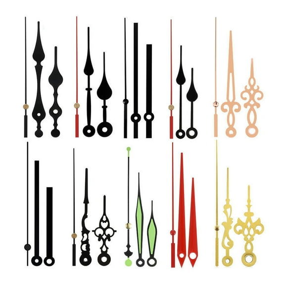 Different Clock Hands Clock Pointer for Clock Making Different Clock Styles Easy to Install for Project