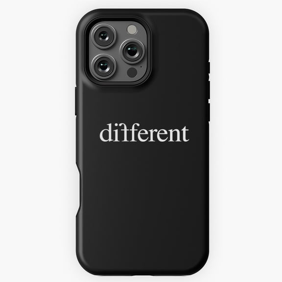 Different Famous Saying Quote Individuality Phone Case for iPhone 16 15 14 13 12 11 Pro Max - Fun Phone M97