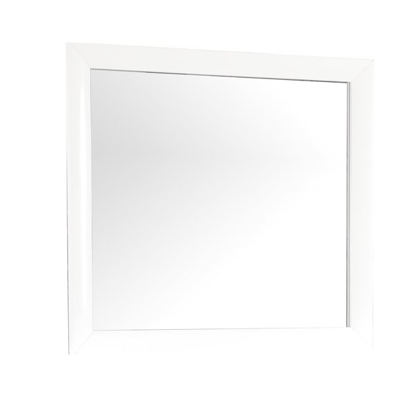 Different Finishes White - Clear Reflection from Low Distortion - To Be Mounted on Dresser - High Quality Mirror