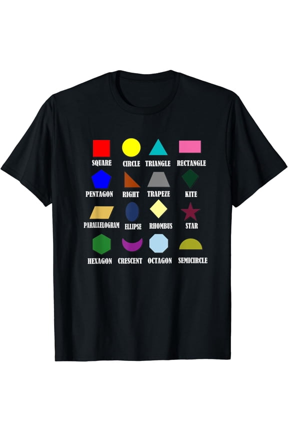 Different Geometric Shapes T-Shirt