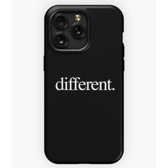 Different Individuality Quote M1476 Phone Case for iPhone 17 16 15 14 13 12 11 Pro Max