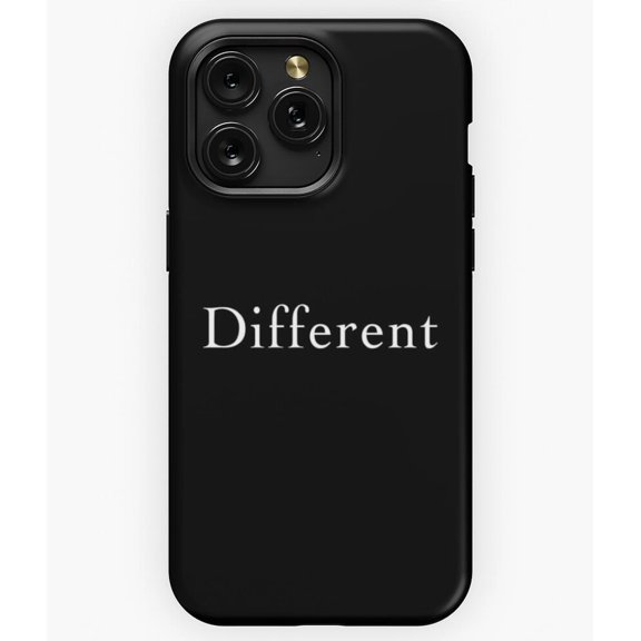 Different Individuality Quote M1485 Phone Case for iPhone 17 16 15 14 13 12 11 Pro Max