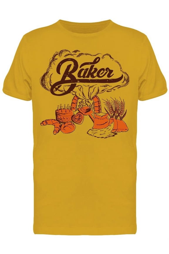 Different Kinds Of Bread T-Shirt Men -Image by Shutterstock, Male Medium