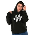thumbnail image 1 of Different Not Less Autism Puzzle Hoodie Sweatshirt Women Men Brisco Brands S, 1 of 6