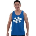 thumbnail image 1 of Different Not Less Autism Puzzle Tank Top T Shirts Men Women Brisco Brands S, 1 of 6