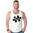 thumbnail image 1 of Different Not Less Autism Puzzle Tank Top T Shirts Men Women Brisco Brands X, 1 of 6