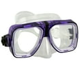 thumbnail image 1 of Different Size Lens on Each Side Promate Scope Prescription Snorkel Mask, Purple, 1 of 2