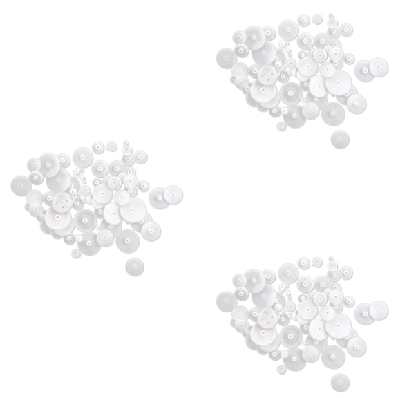 Different Styles White Plastic Gear Set 174 Pcs for RC Toys