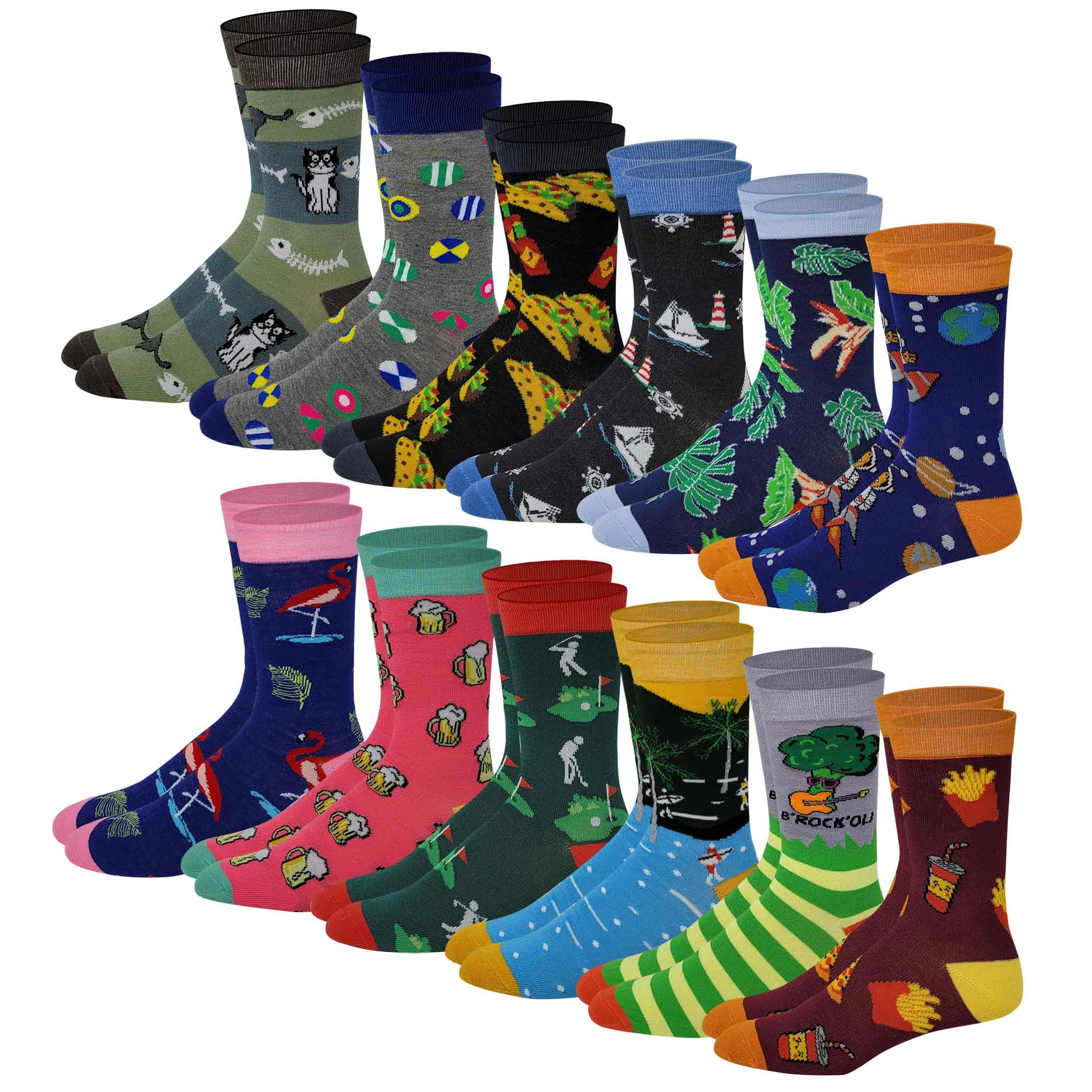 Different Touch 12 Pairs Mens NEW Design Dress Socks