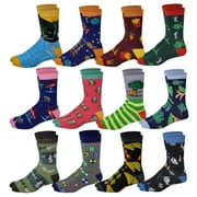 Different Touch 12 Pairs Mens NEW Design Dress Socks