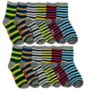 Different Touch 12 Pairs lots Kids Boys Novelty Design Crew Socks