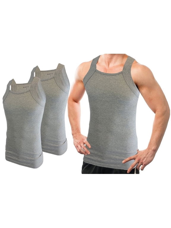 2 Pack Basic Colors G-Unit Tank Tops for Men