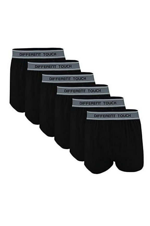 6 Pack Knit Boxers Signature Waistband Jersey Shorts Boxers Underwear