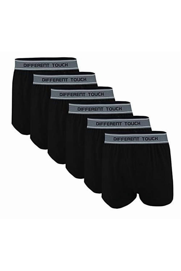 6 Pack Knit Boxers Signature Waistband Jersey Shorts Boxers Underwear