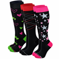 thumbnail image 1 of Different Touch Compression Knee High Socks | Women's 3 pack| 8-15mmHg, 1 of 4